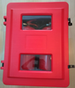 ダブル消火器用の赤いプラスチックキャビネット消火器ボックス、サイズ 715x540x270mm