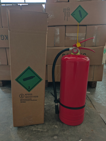真鍮バルブ付きの木材用6kg乾燥粉末消火器