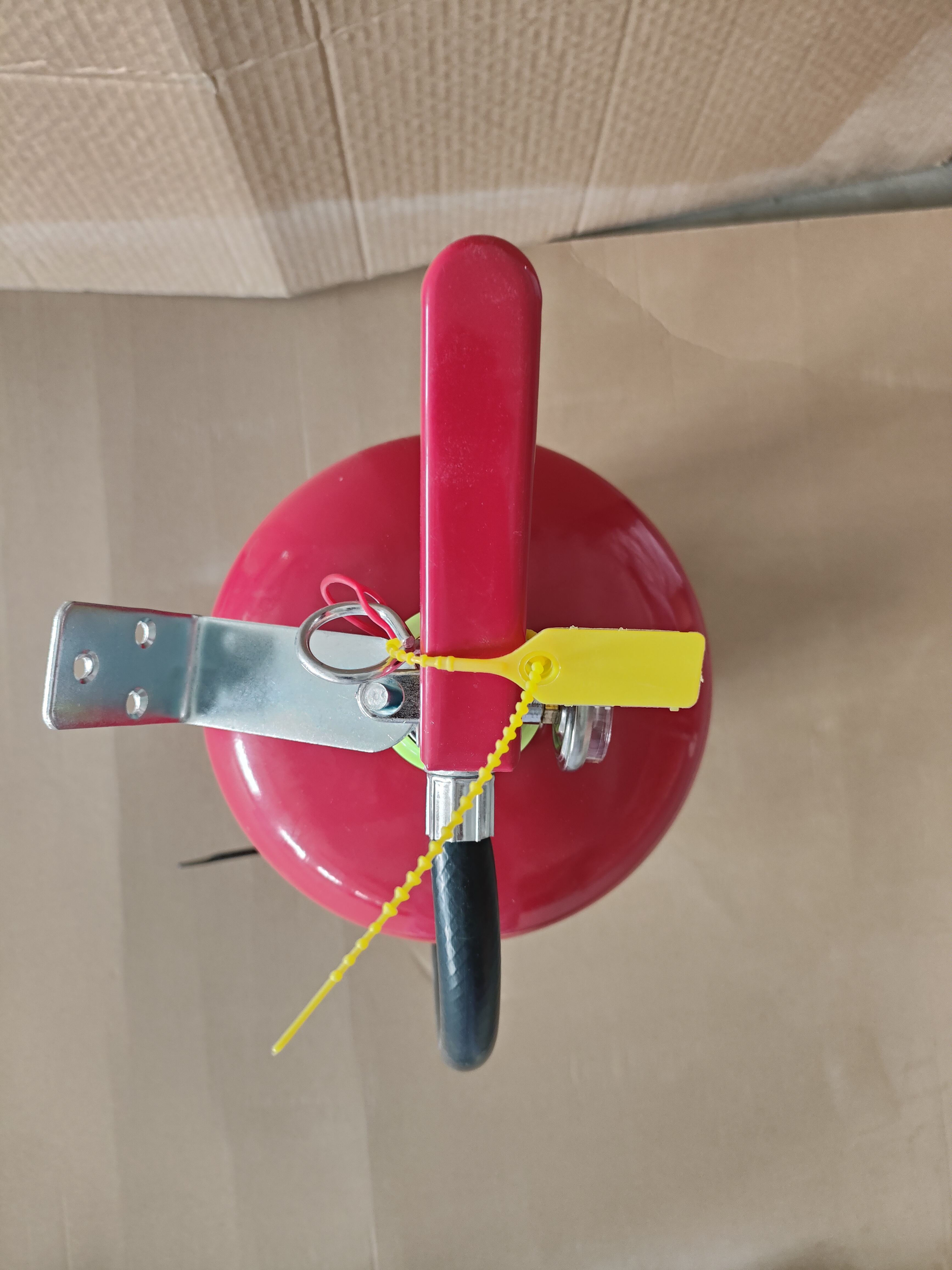 真鍮バルブ付きの木材用6kg乾燥粉末消火器