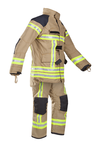 高性能イエロー NOMEX 消防士スーツ セット 