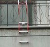 作業プラットフォーム用の簡単操作アルミ製避難梯子