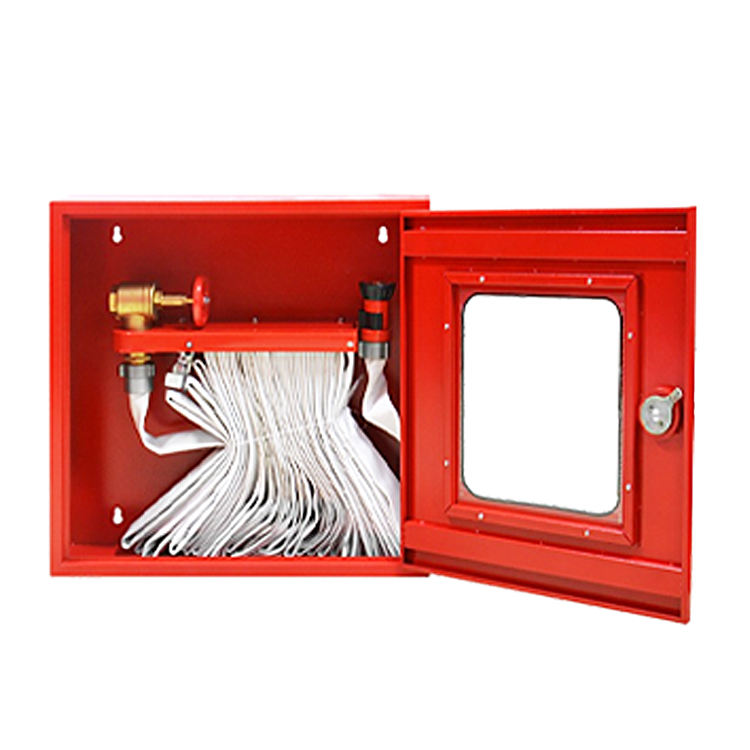 1.5/2.5 インチ 30 メートルキャンバス消防ホースラック消火栓バルブ真鍮プラスチックノズル付き