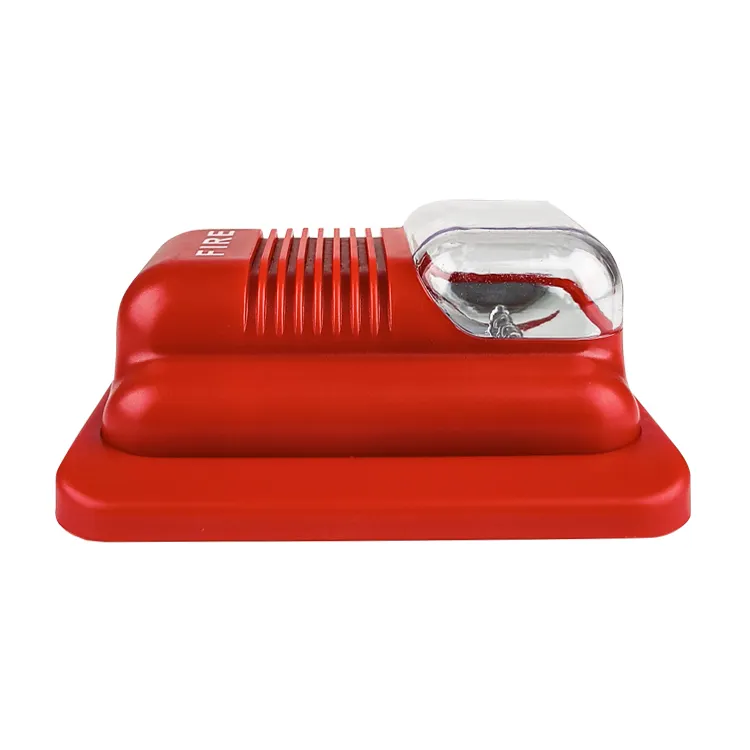 火災緊急事態用 LED フラッシュライトを備えた 12V/24V 従来の火災警報システム