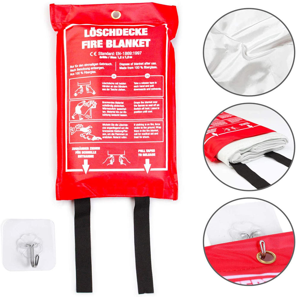 暖炉用プロフェッショナル軽量防火ブランケット